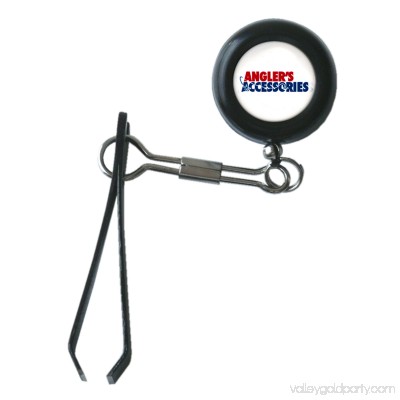Anglers Accessories Clip-On Retractor with Nippers Fly Fishing Tools